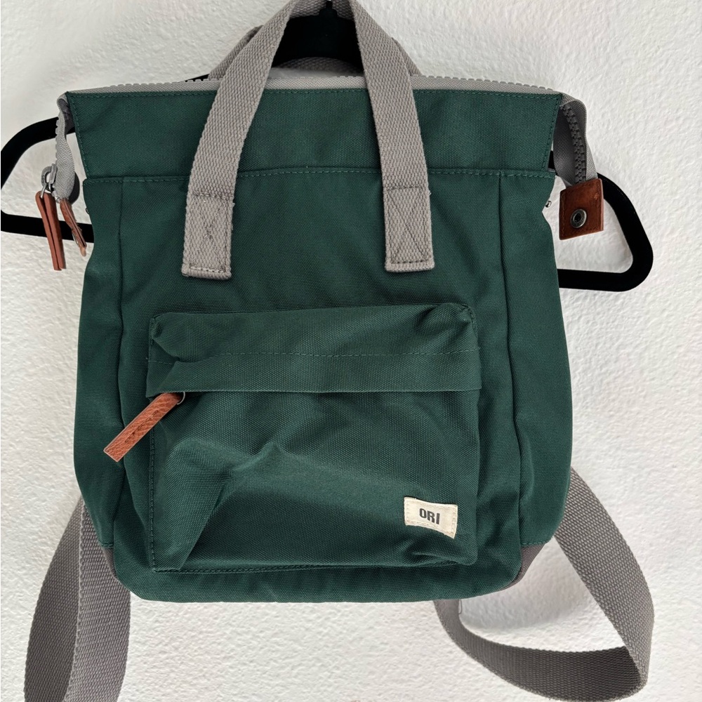 ORI Green Canvas Backpack